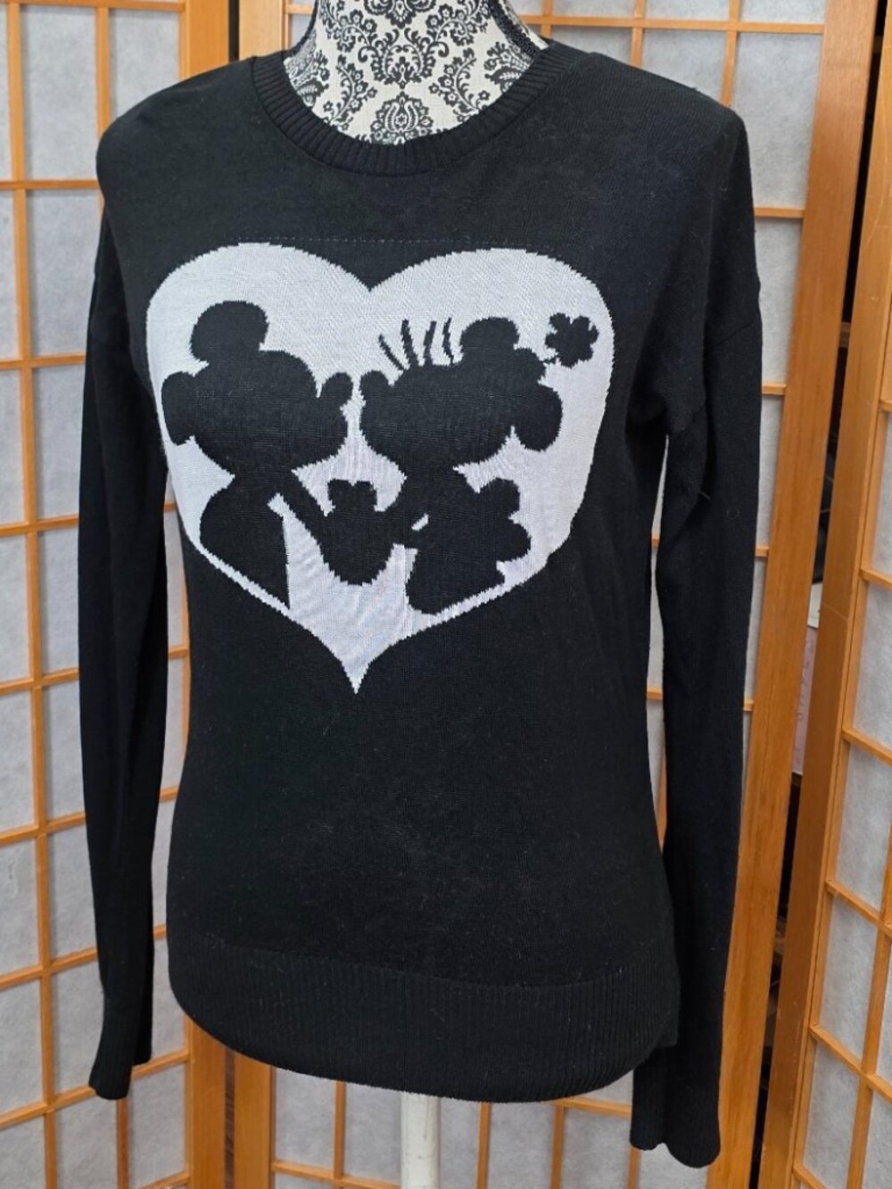Disney Mickey and Minnie Knit Sweater